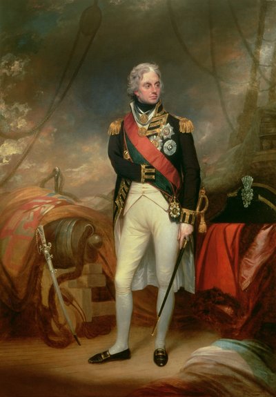 Porträt von Horatio, Viscount Nelson (1758-1805) 1801 von William Beechey